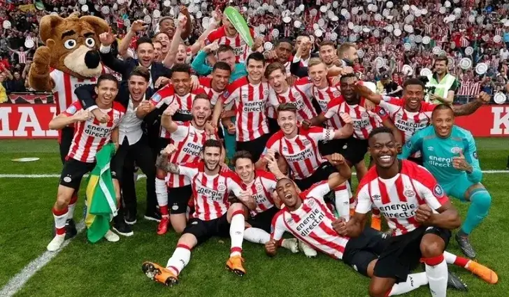 PSV Eindhoven wins Dutch Eredivisie after beating rivals Ajax