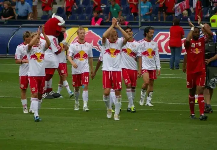 Players of FC Red Bull Salzburg e