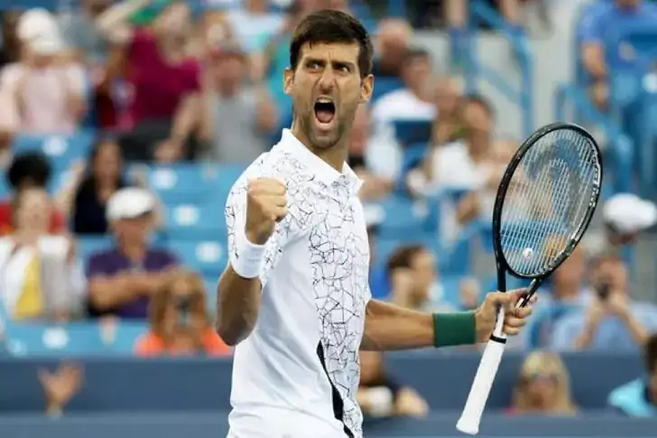 atp cincinnati novak djokovic tops roger federer for career golden masters
