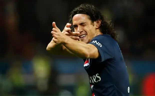cavani esultanza psg