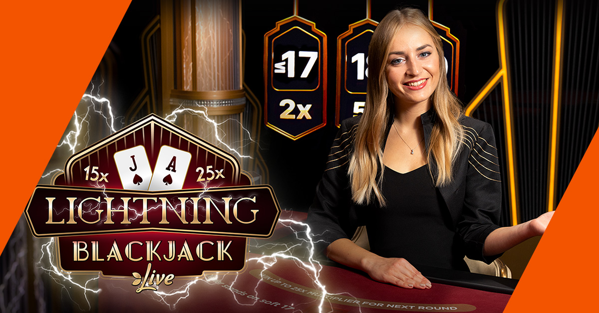 Lightning Blackjack: Το ζωντανό καζίνο σε άλλη διάσταση!