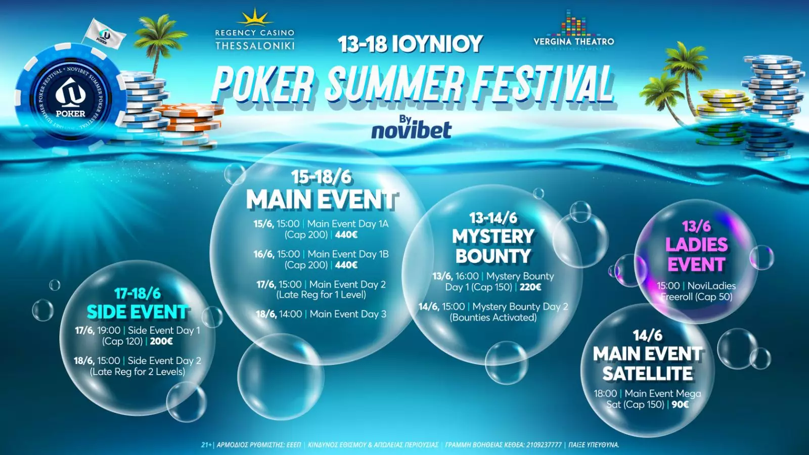 Novibet Poker Summer Festival: Εκκίνηση αύριο Τρίτη!