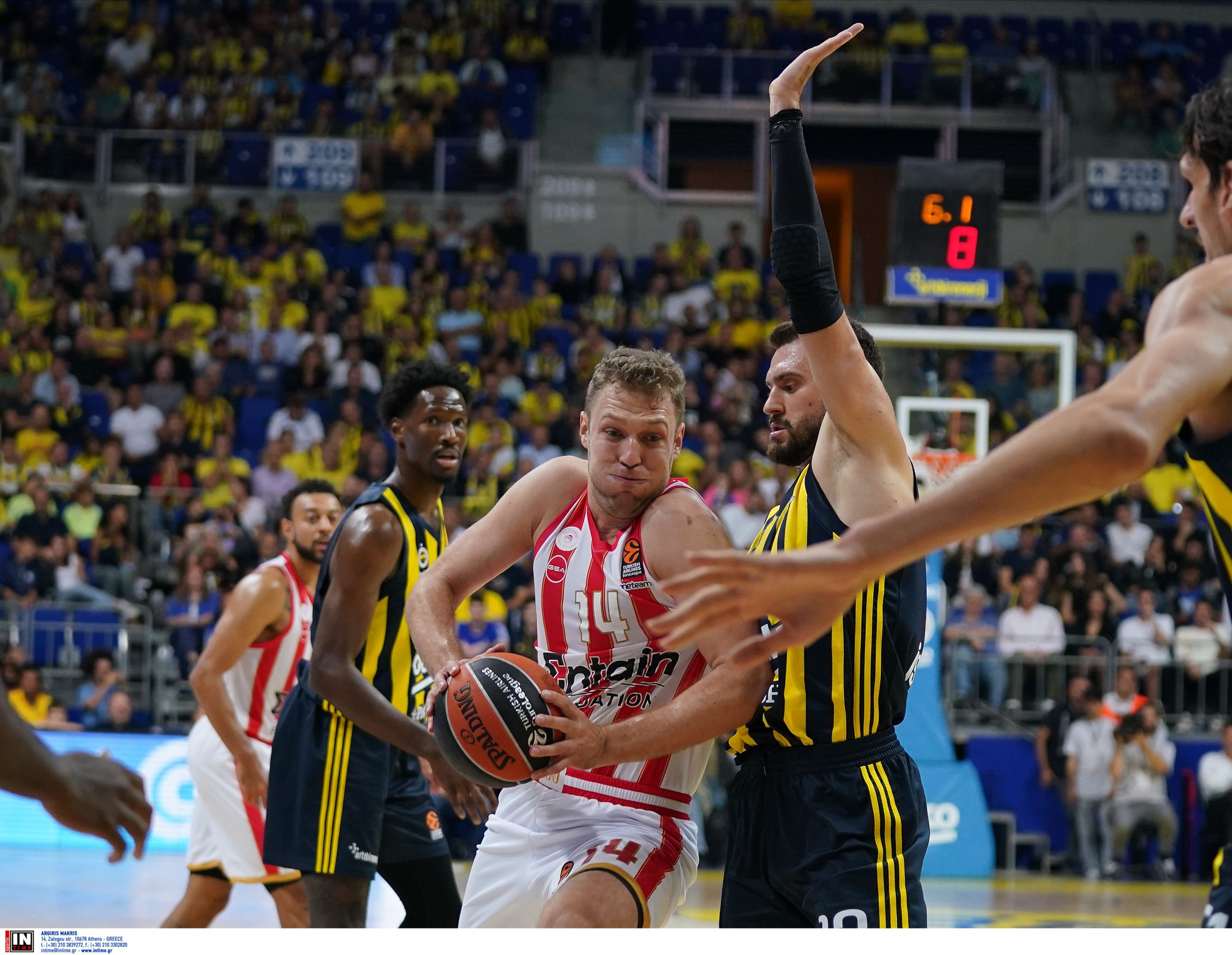 Euroleague: Ολυμπιακός – Φενέρμπαχτσε